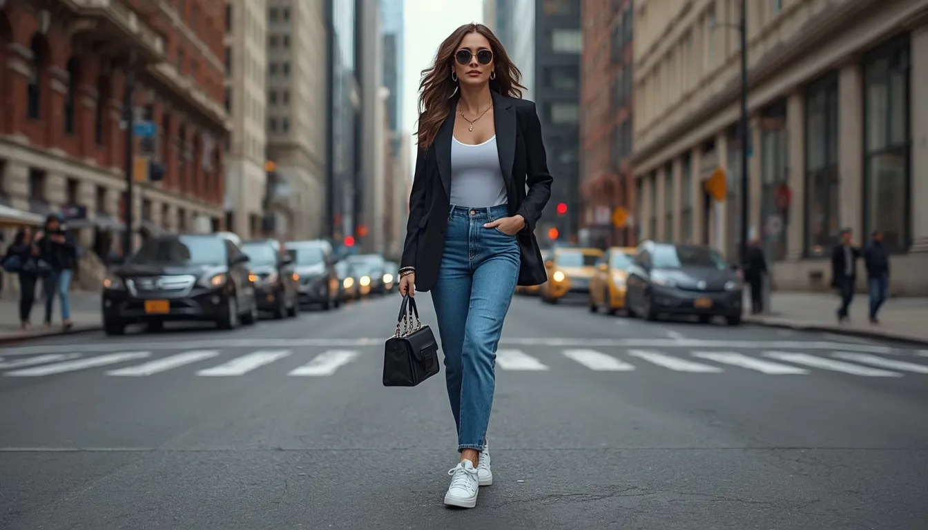 Blazer And Sneakers