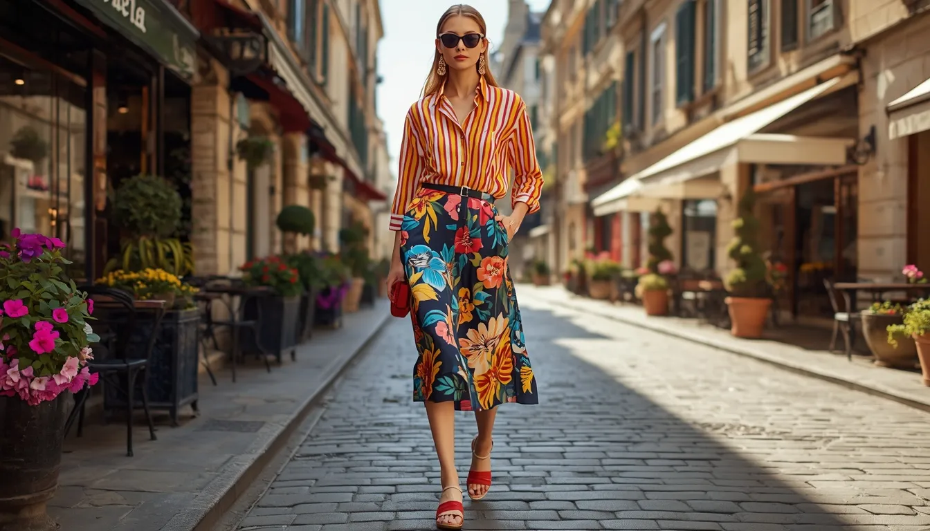 Stripes And Florals