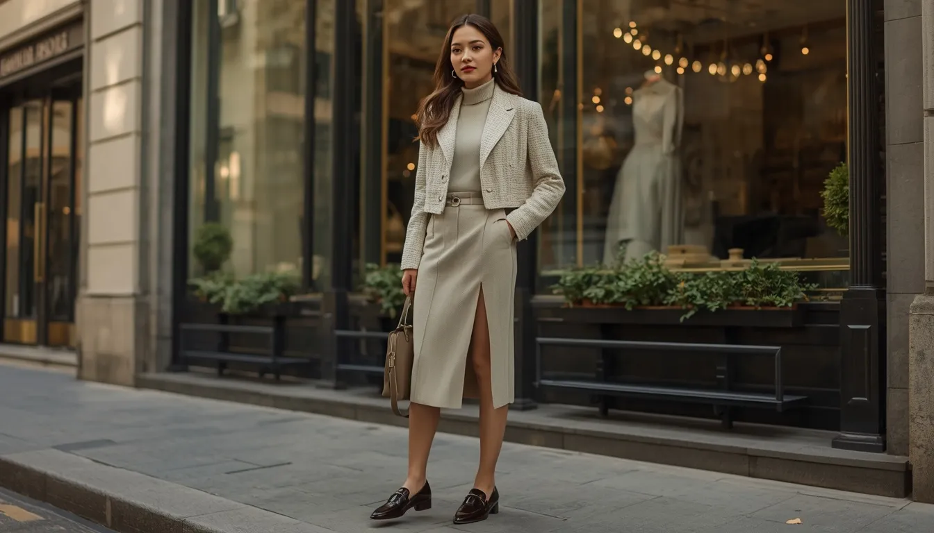 Tweed Jacket Outfit
