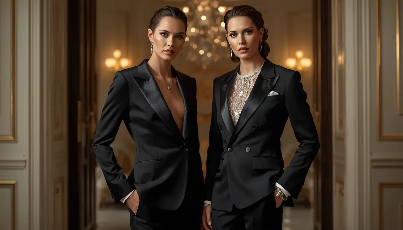 Statement Tuxedo Pair