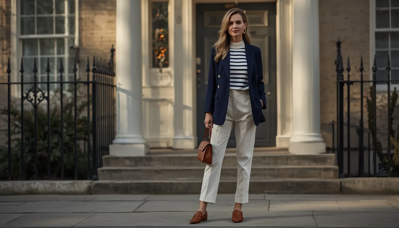 Navy Blazer Layers