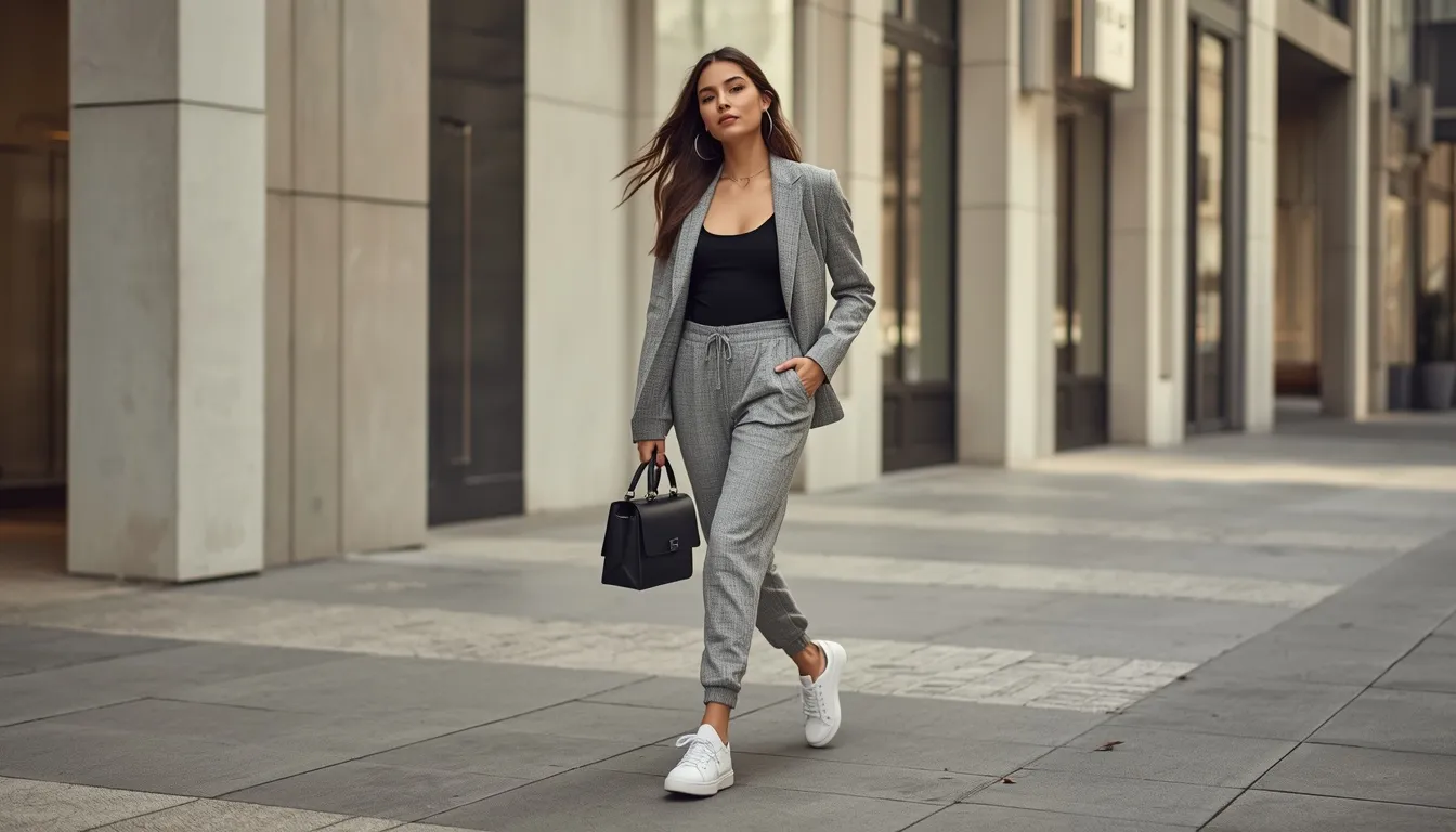 Grey Joggers Chic