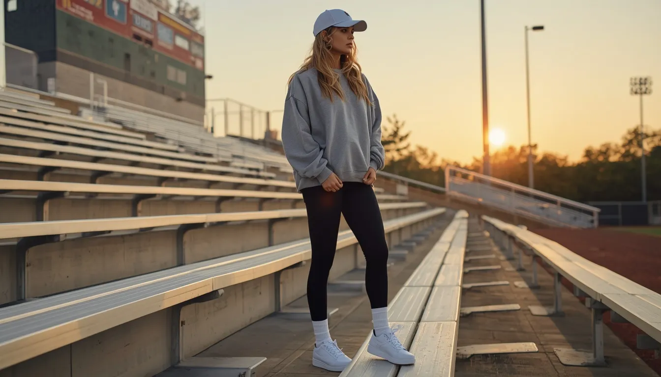 Oversized Sweatshirt Look