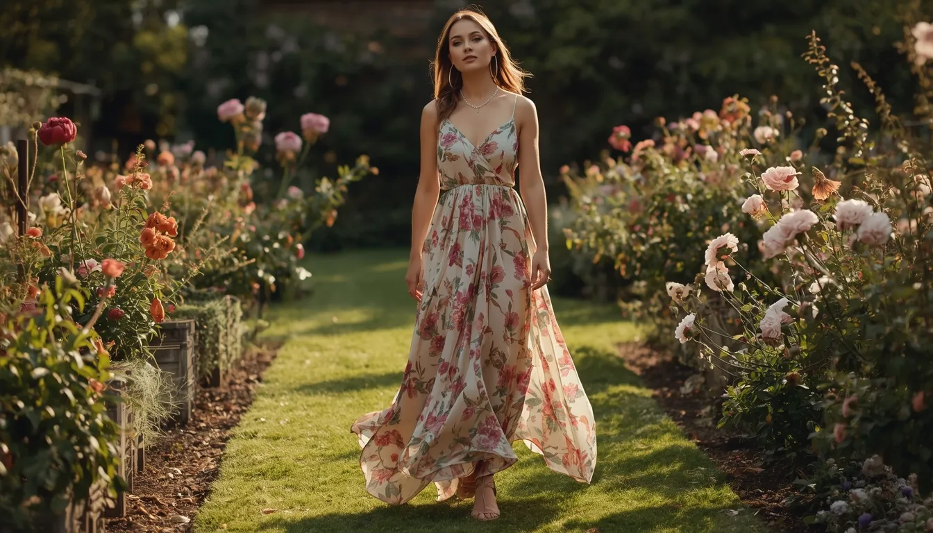 Floral Maxi Charm