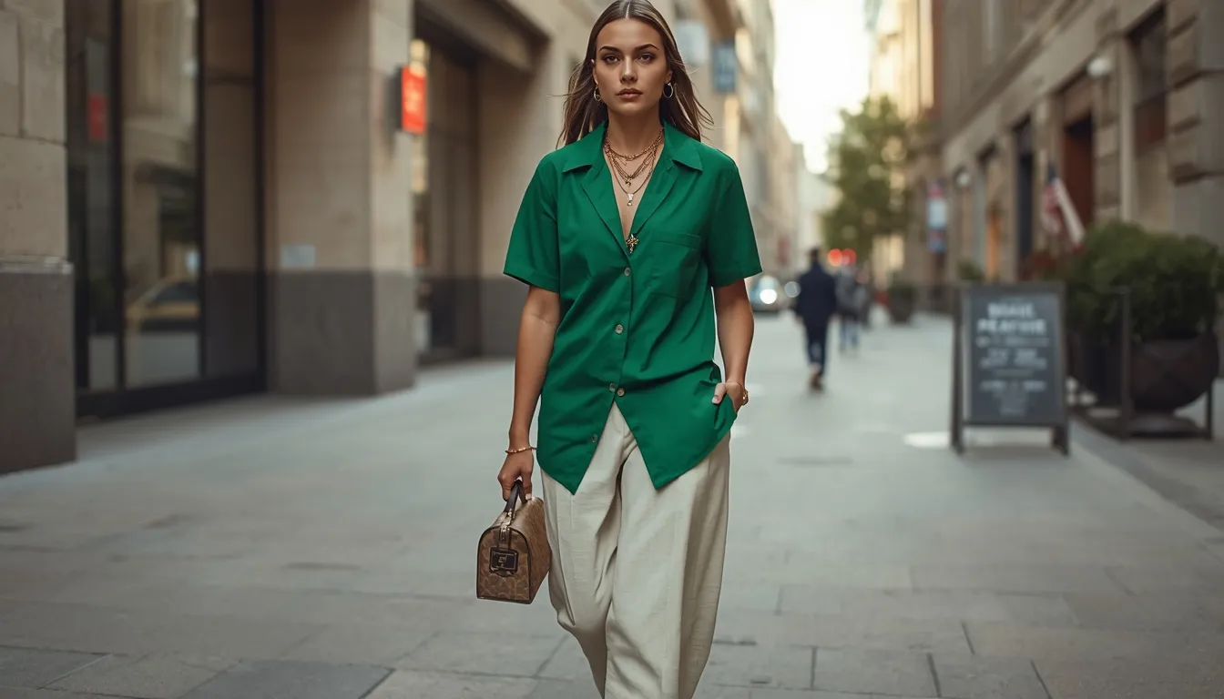 Wide-Leg Trousers
