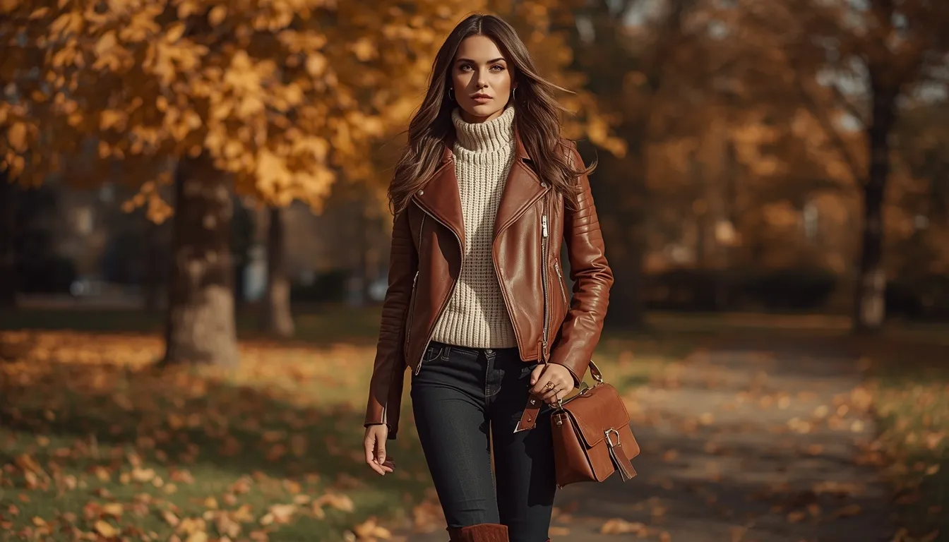 Brown Leather Elegance
