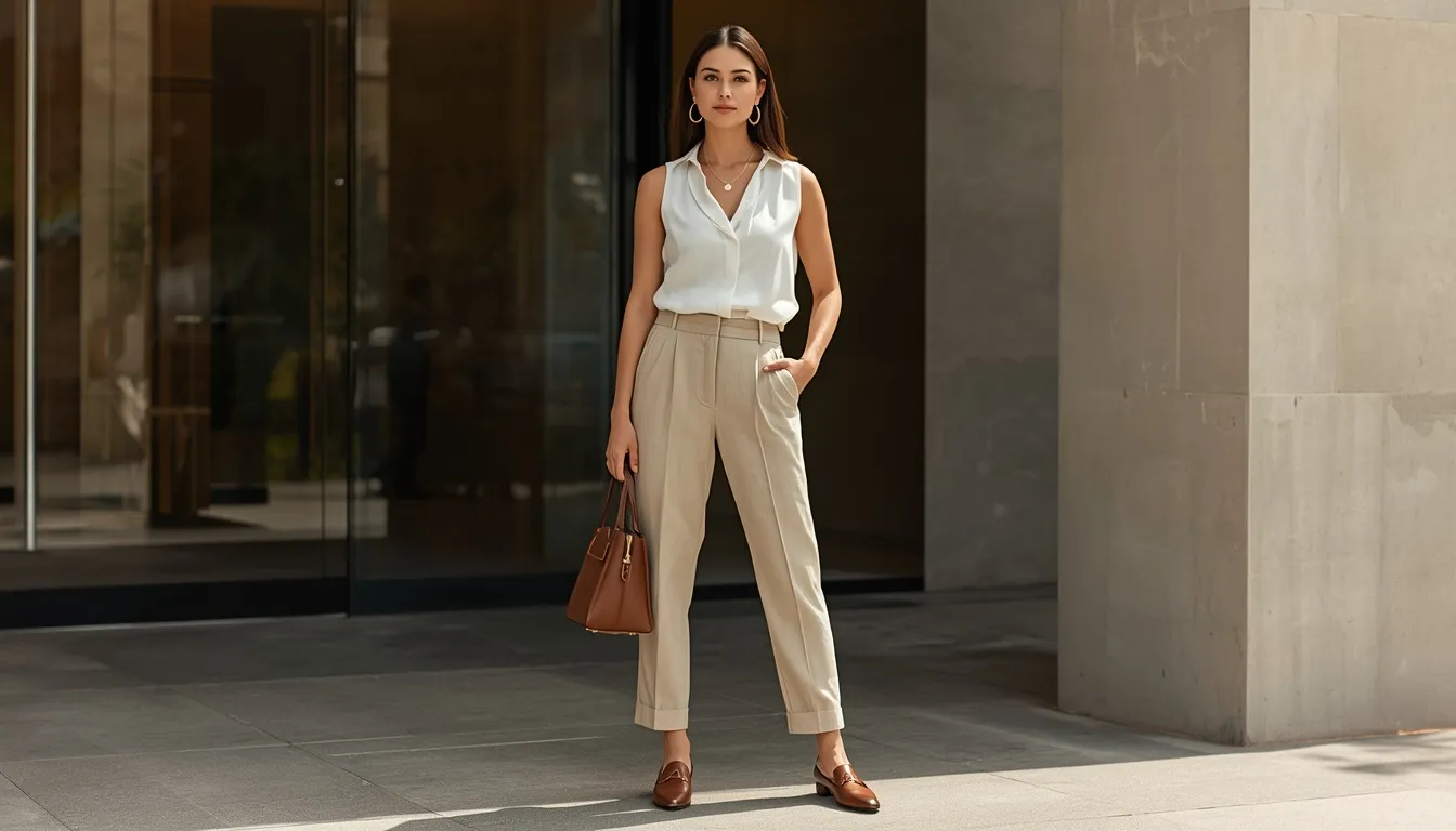 Linen Office Chic