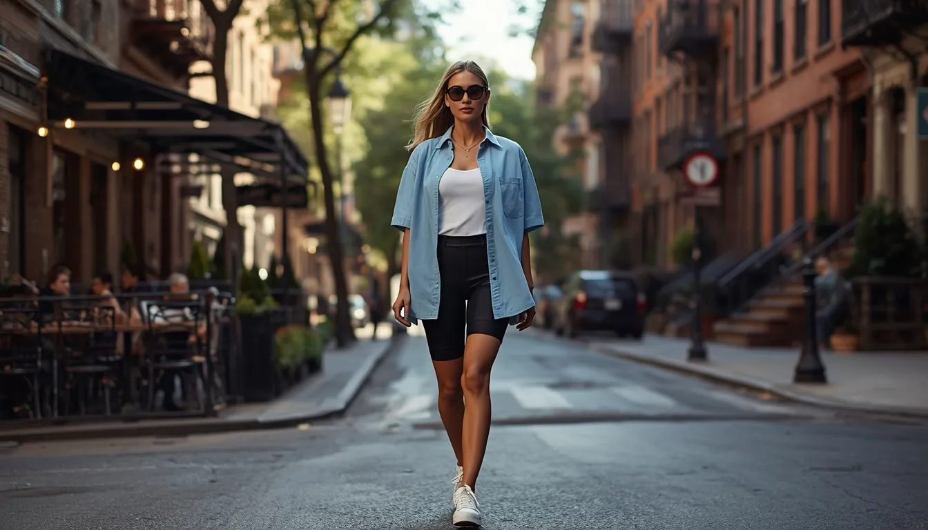 Oversized Shirt Styling