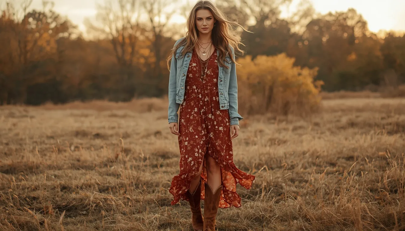 Rustic Maxi Dress