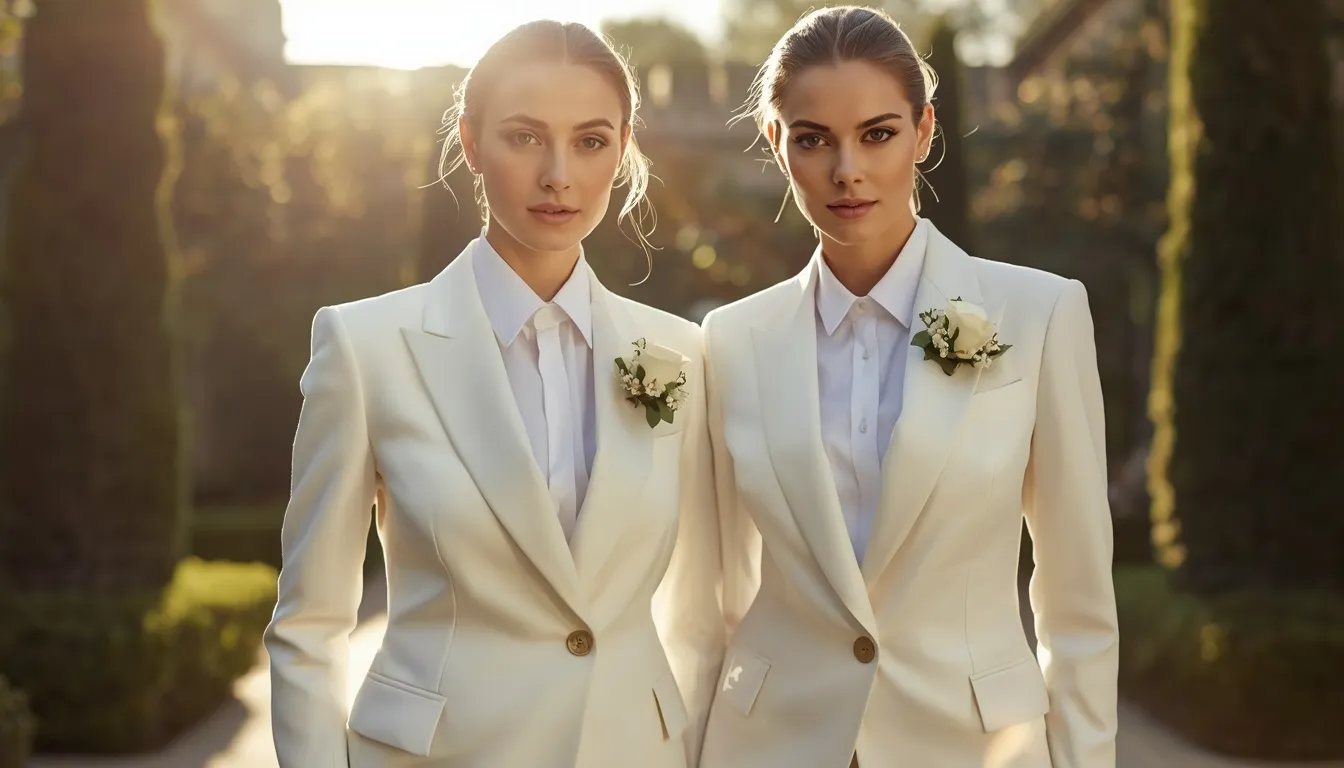 Chic Ivory Tuxedos
