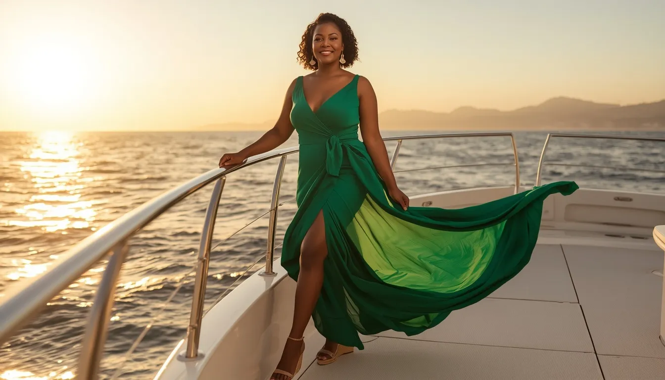 Flowy Plus-Size Glam