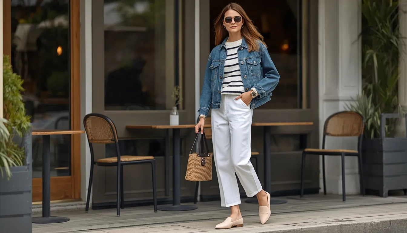 Relaxed Denim Layers