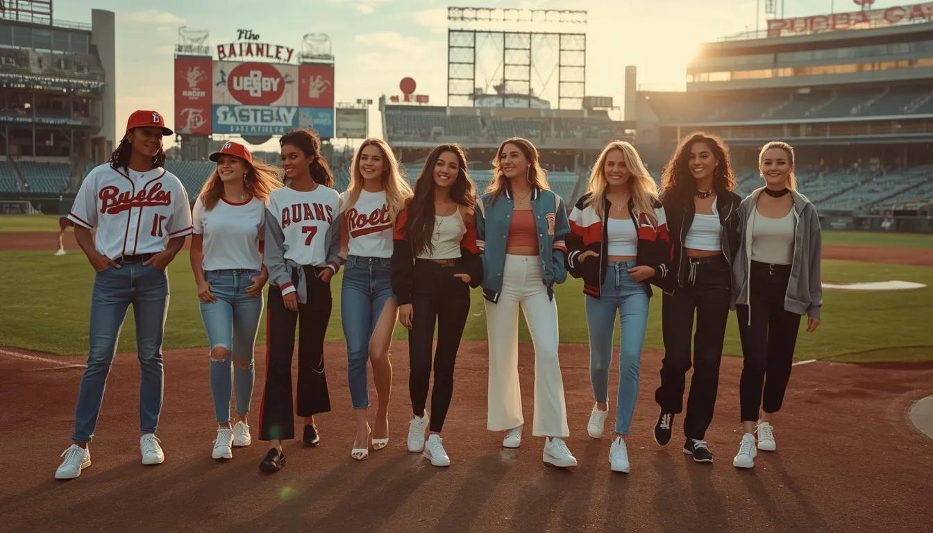 baseball game outfits