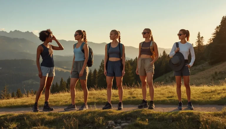 womens summer hiking outfits